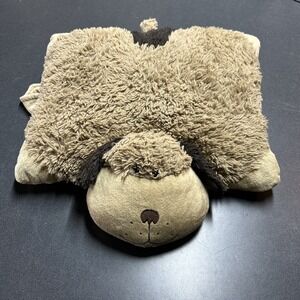 Pillow Pets Puppy Dog Plush Brown Stuffed Animal Toy 16" 2010 Used